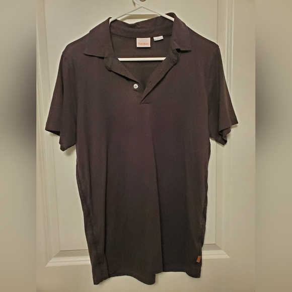 Swims Breeze Hoddevik Cotton-Tencel Polo (Black) - Picture 2 of 12